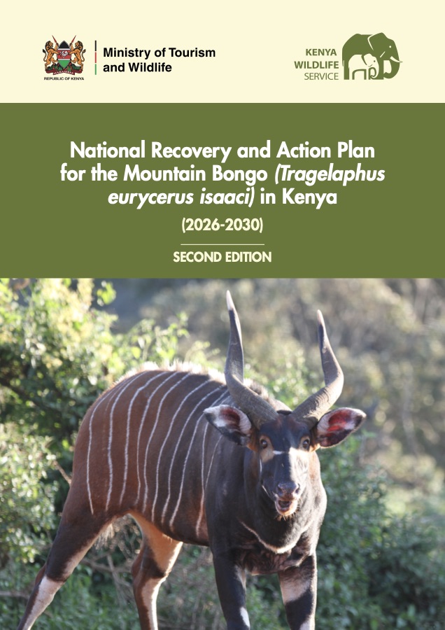 National Recovery and Action Plan for the Mountain Bongo cover